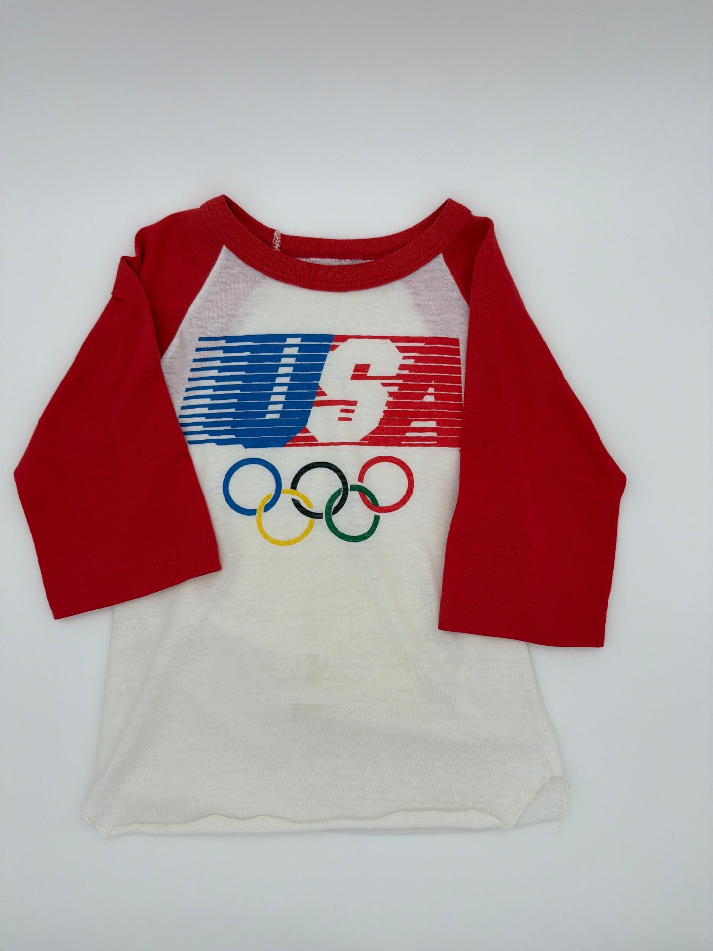 Vintage Levi’s 80’ Olympic USA raglan, size:6/7Y