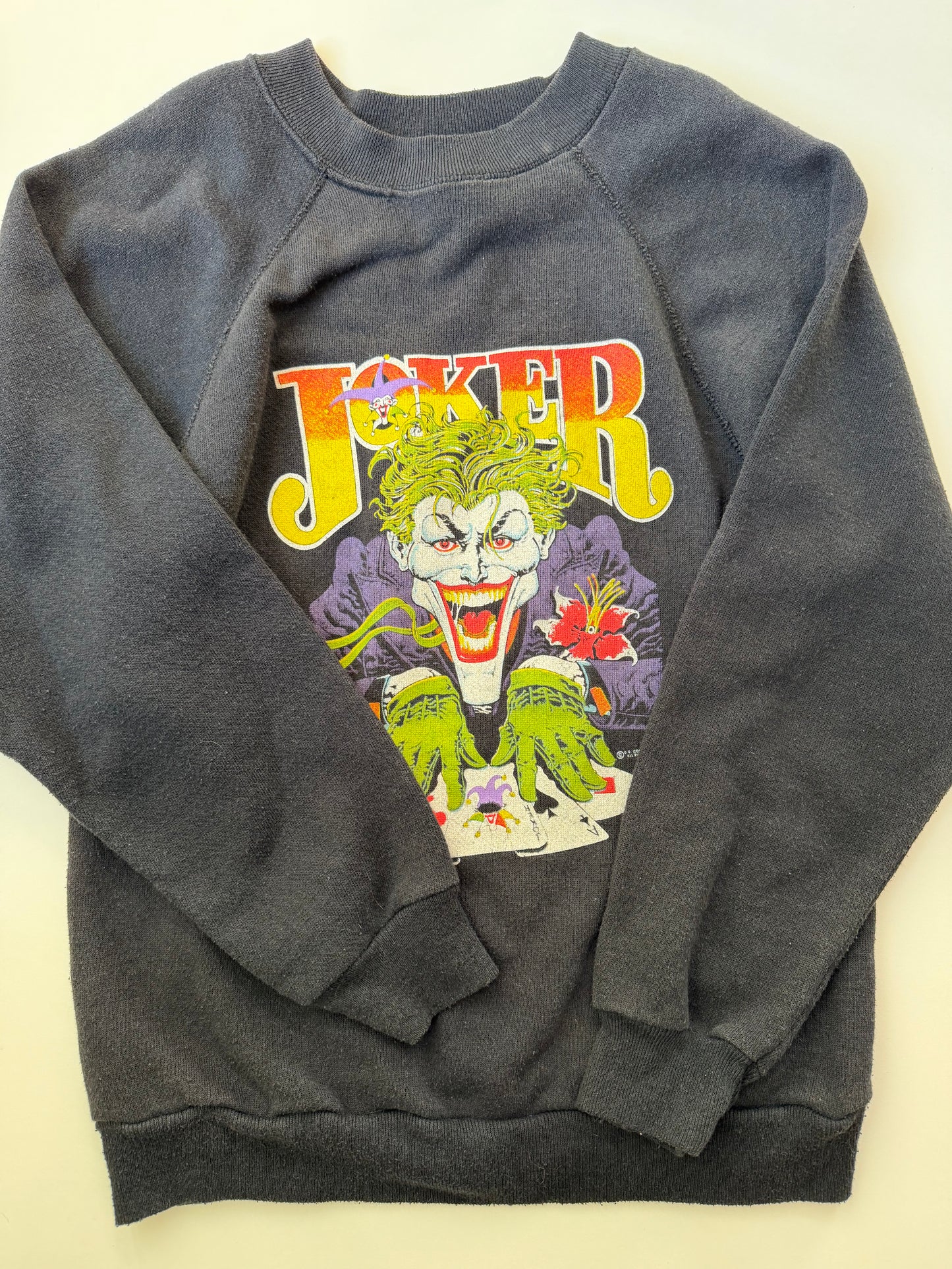 Vintage Joker Black Sweatshirt,10-18Y
