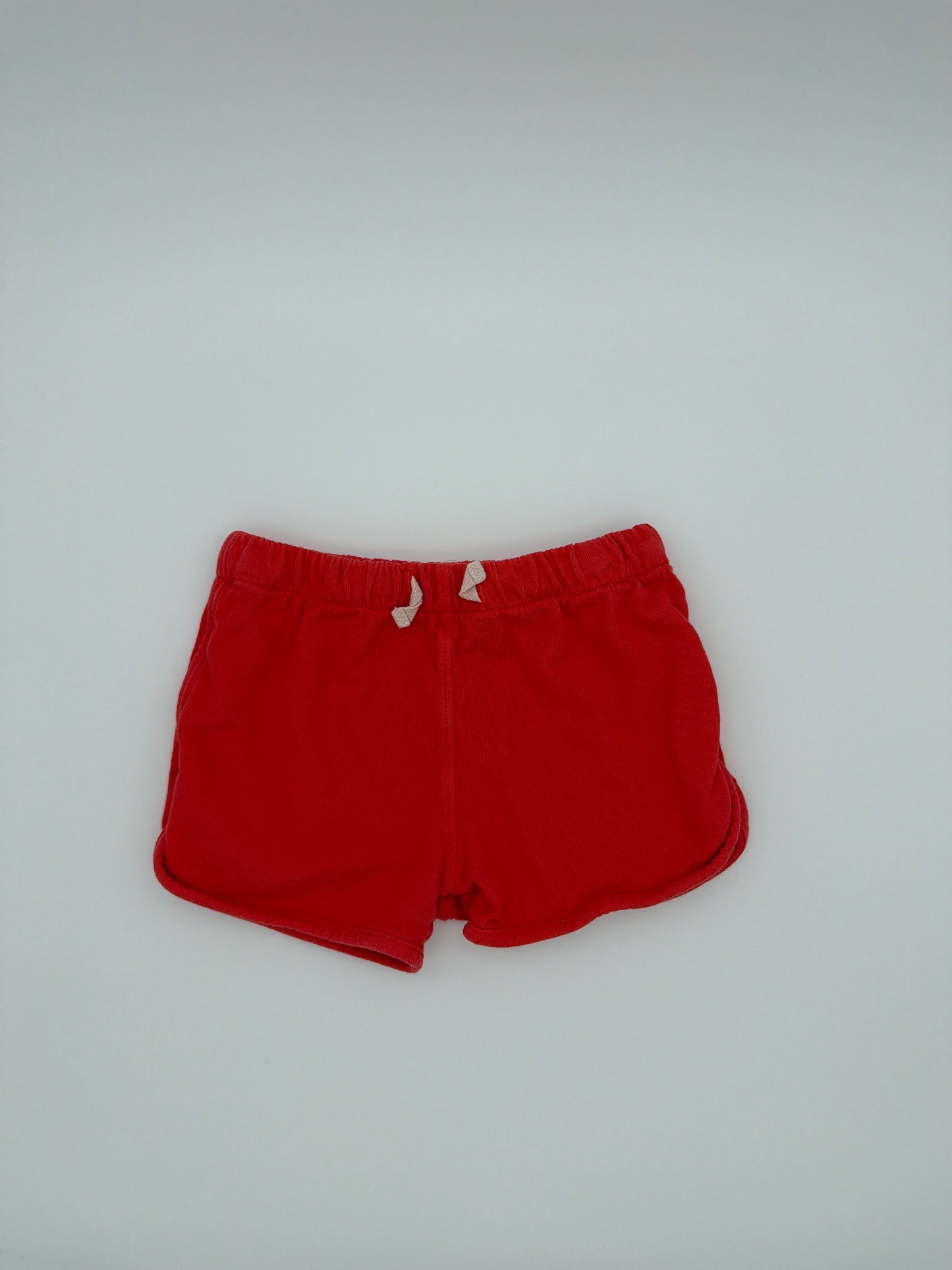 Les Gamins red shorts, 18/24M