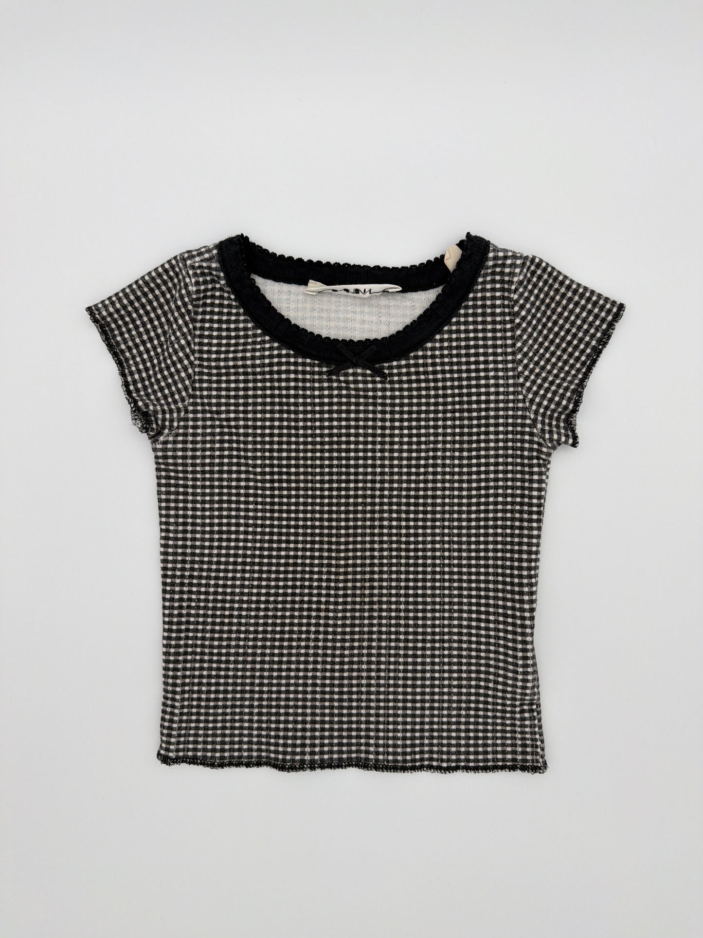 Doen Black/White t-shirt, Size: 2Y