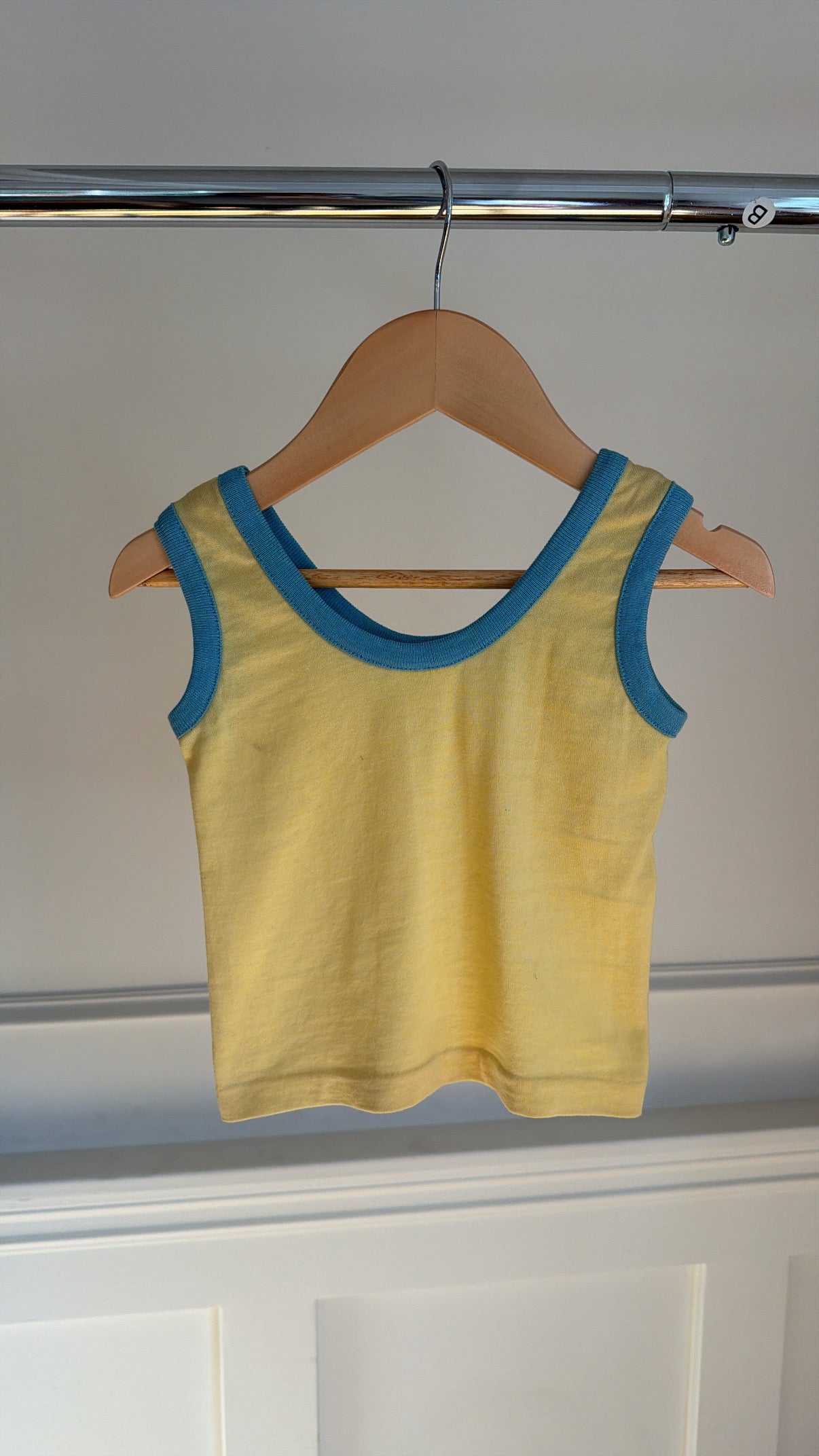 Vintage Yellow/blue tank, 2Y