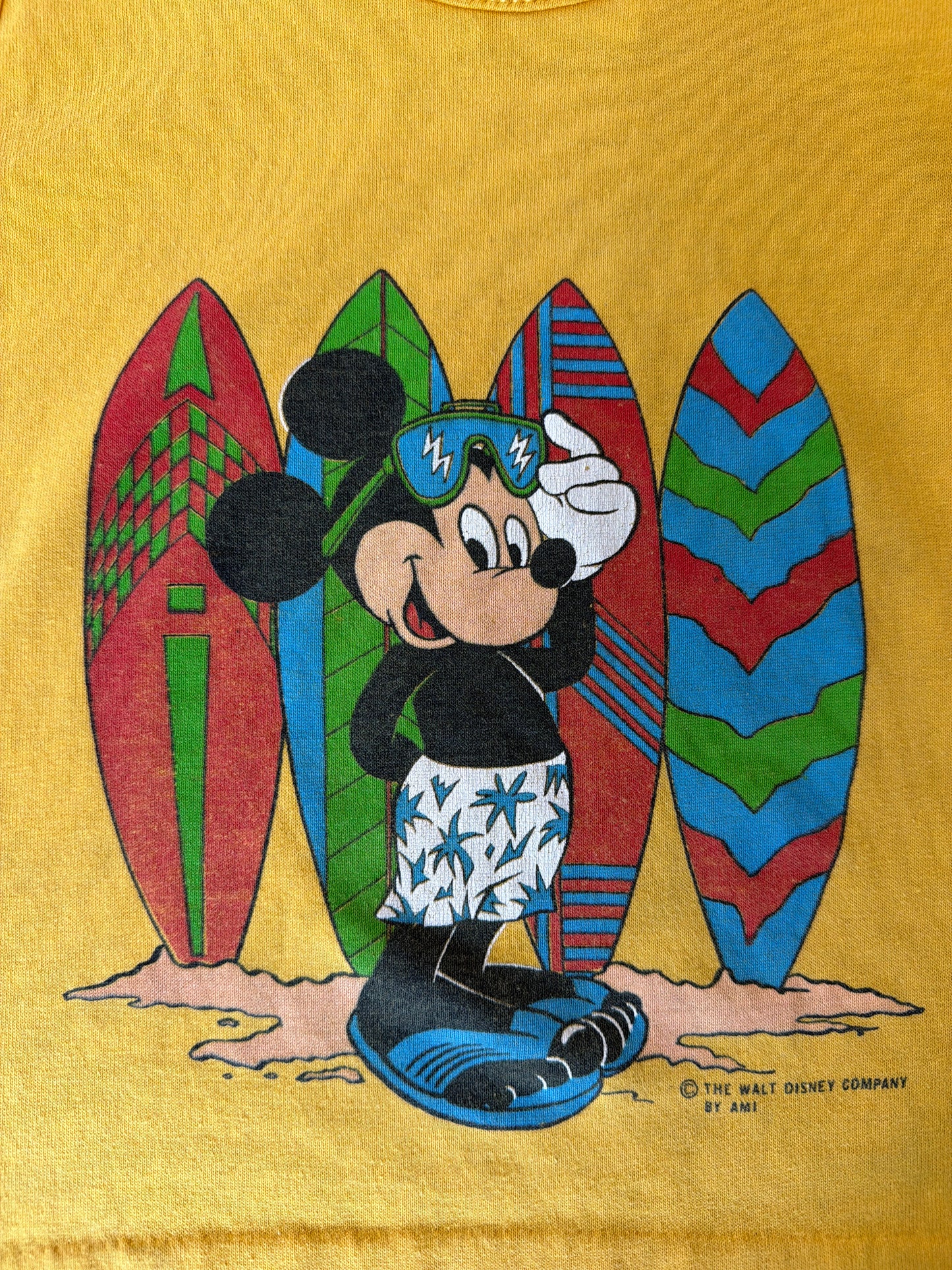Vintage Surf Mickey Tank, size:7Y