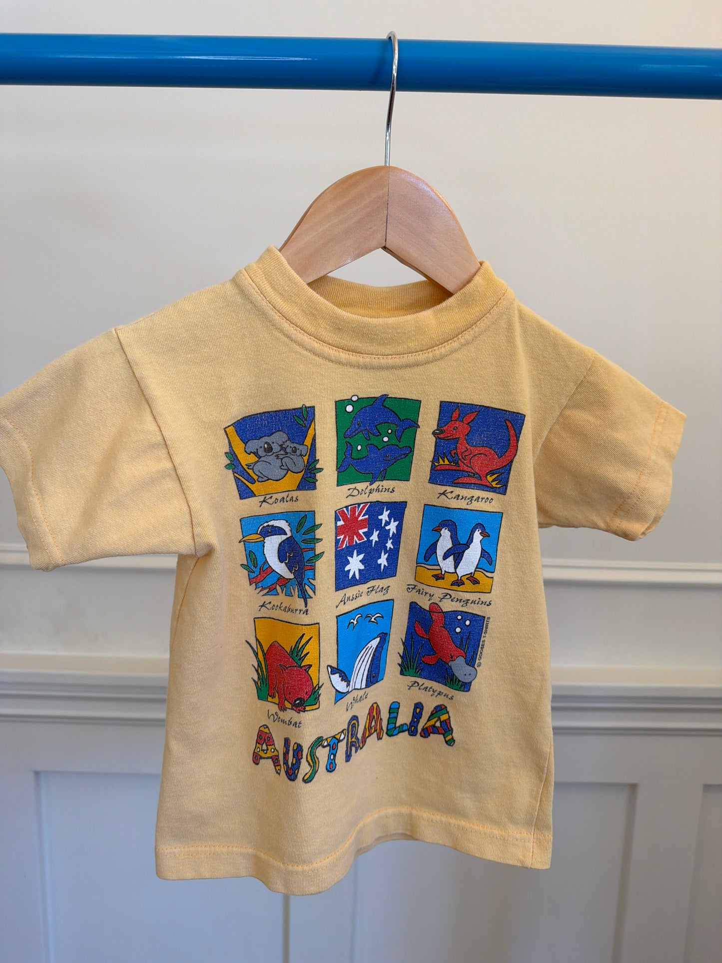 Vintage Australia T-Shirt, Size:2Y