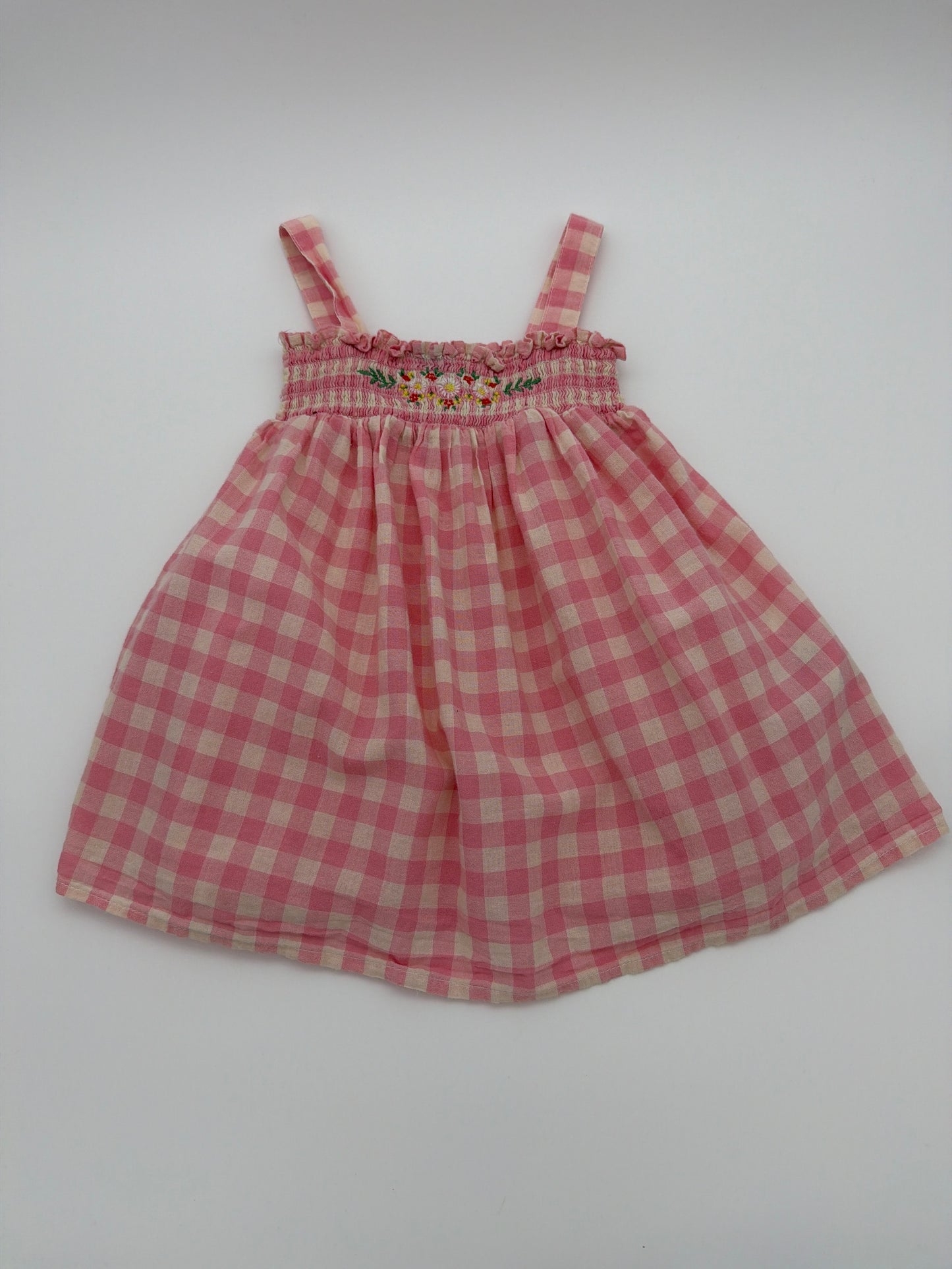 Bonton pink smock tank,18M