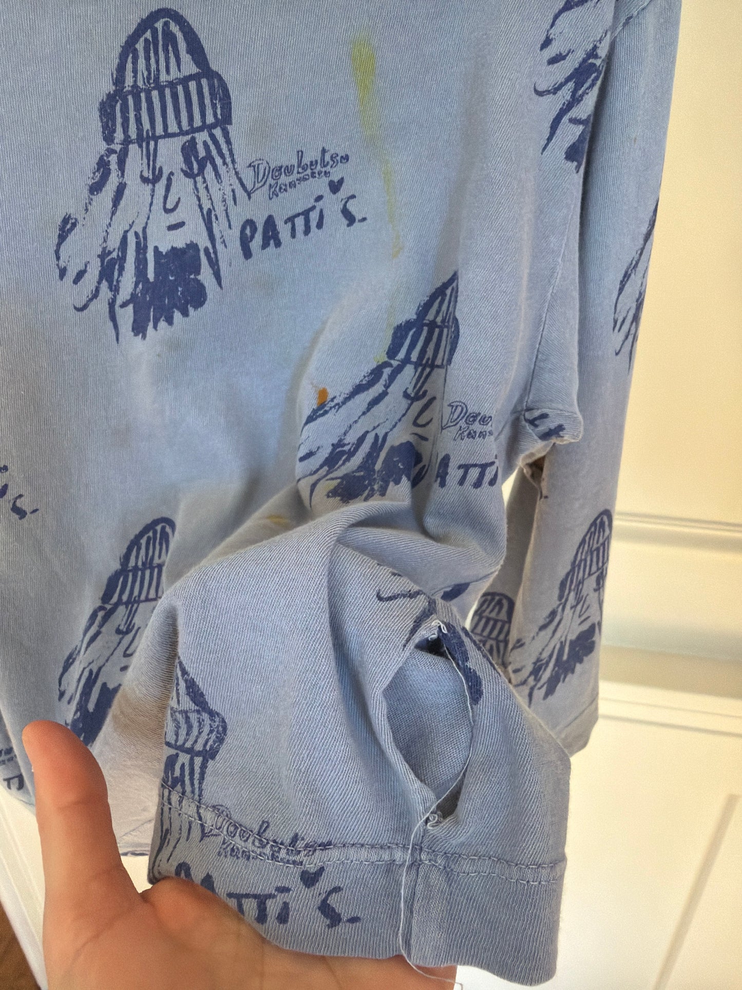 The Animals Observatory Blue Patti's Long Sleeve, size:4Y