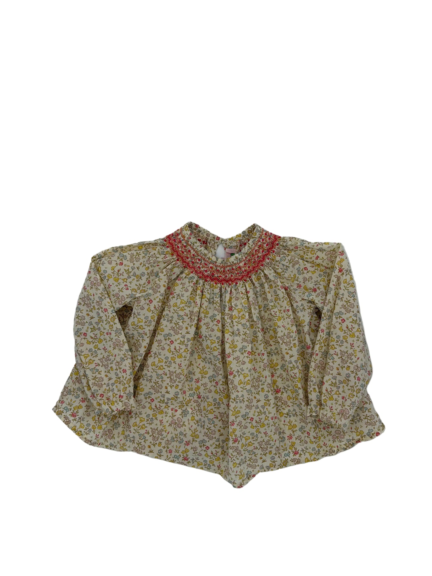 Bonpoint Floral Smock Top,size:12m