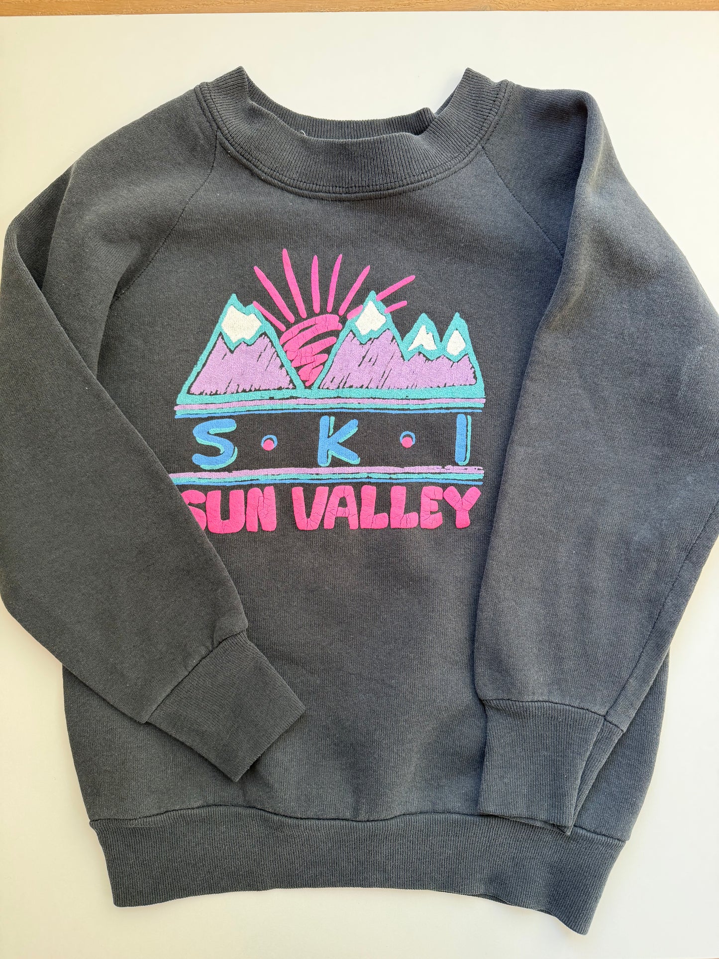 Vintage Black Ski Sun Valley Sweatshirt