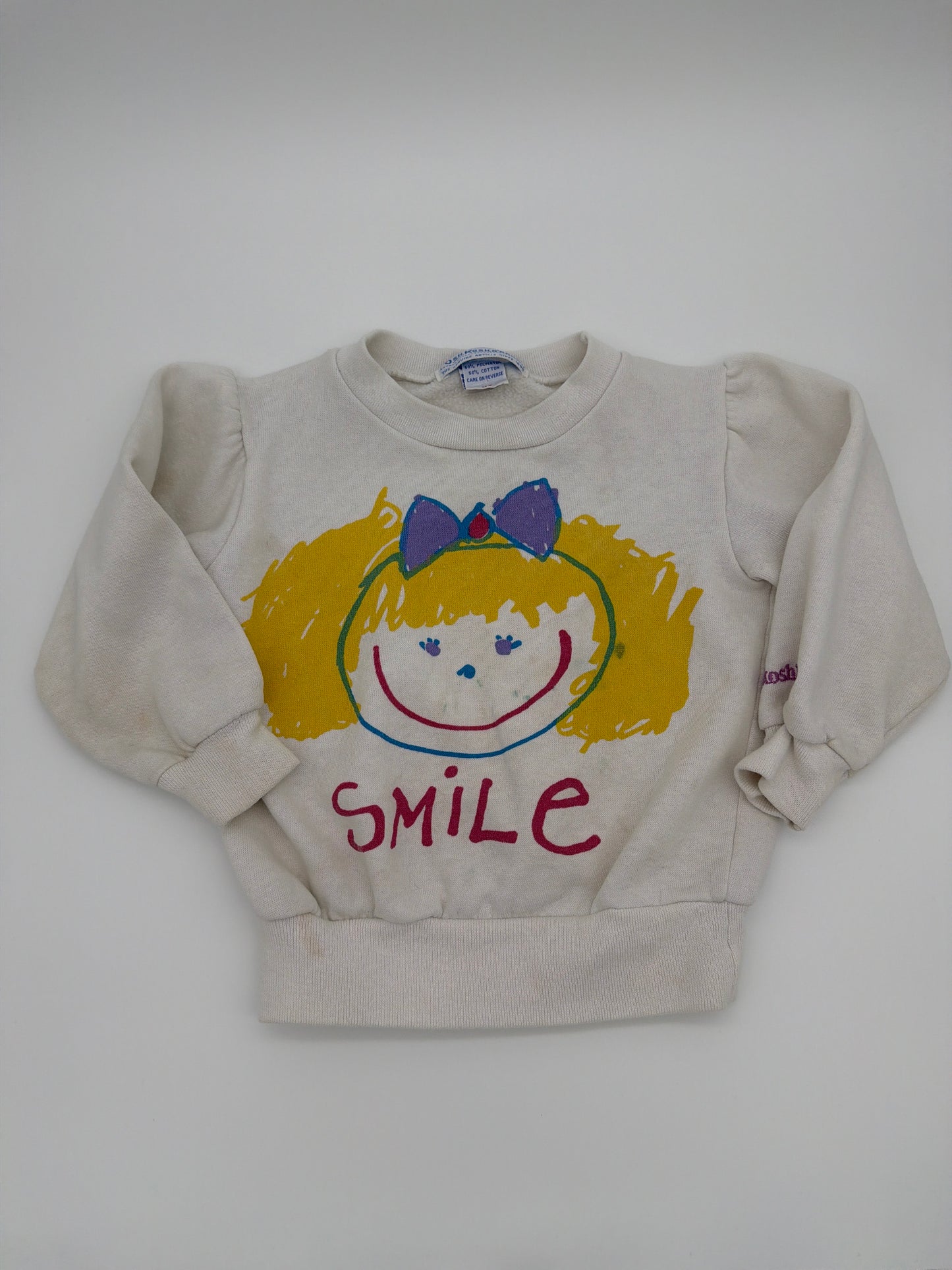 Vintage Oshkosh Smile Sweatshirt, size:4T