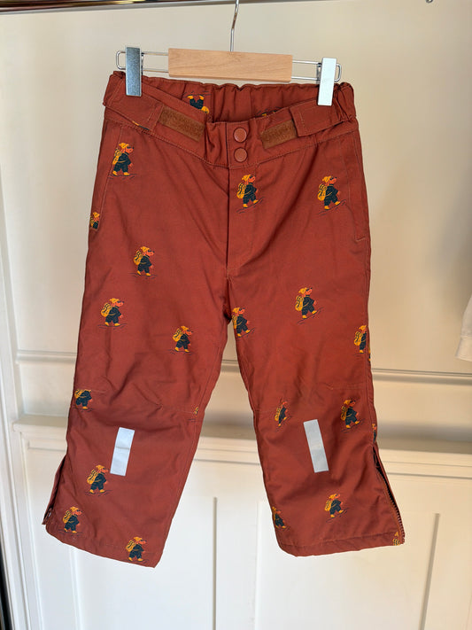 TINYCOTTONS ski pants Hiking Dog Print, Size:4T
