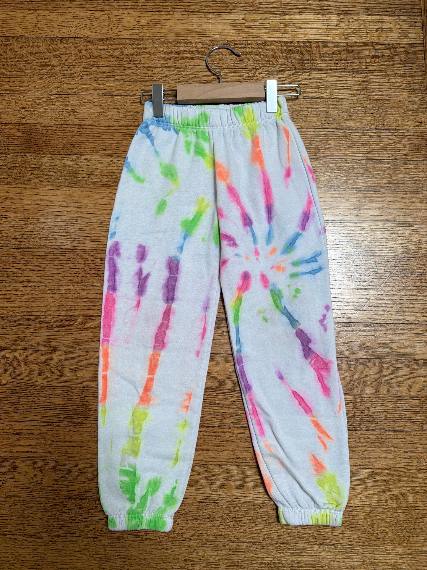 Firehouse Tie-dye rainbow sweatpants, Size:XXS