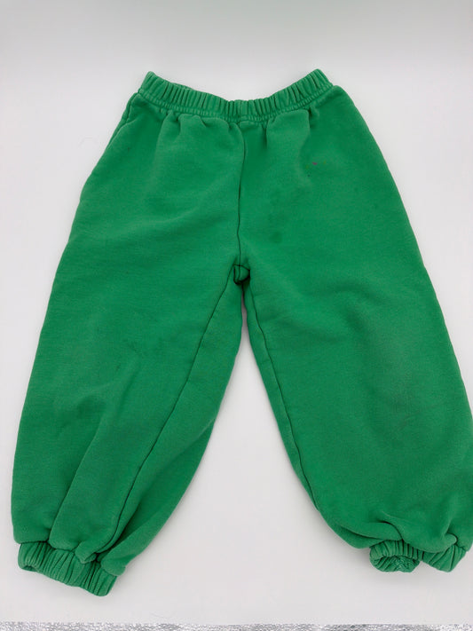 FOSTERED collection green sweatpants, size:4Y