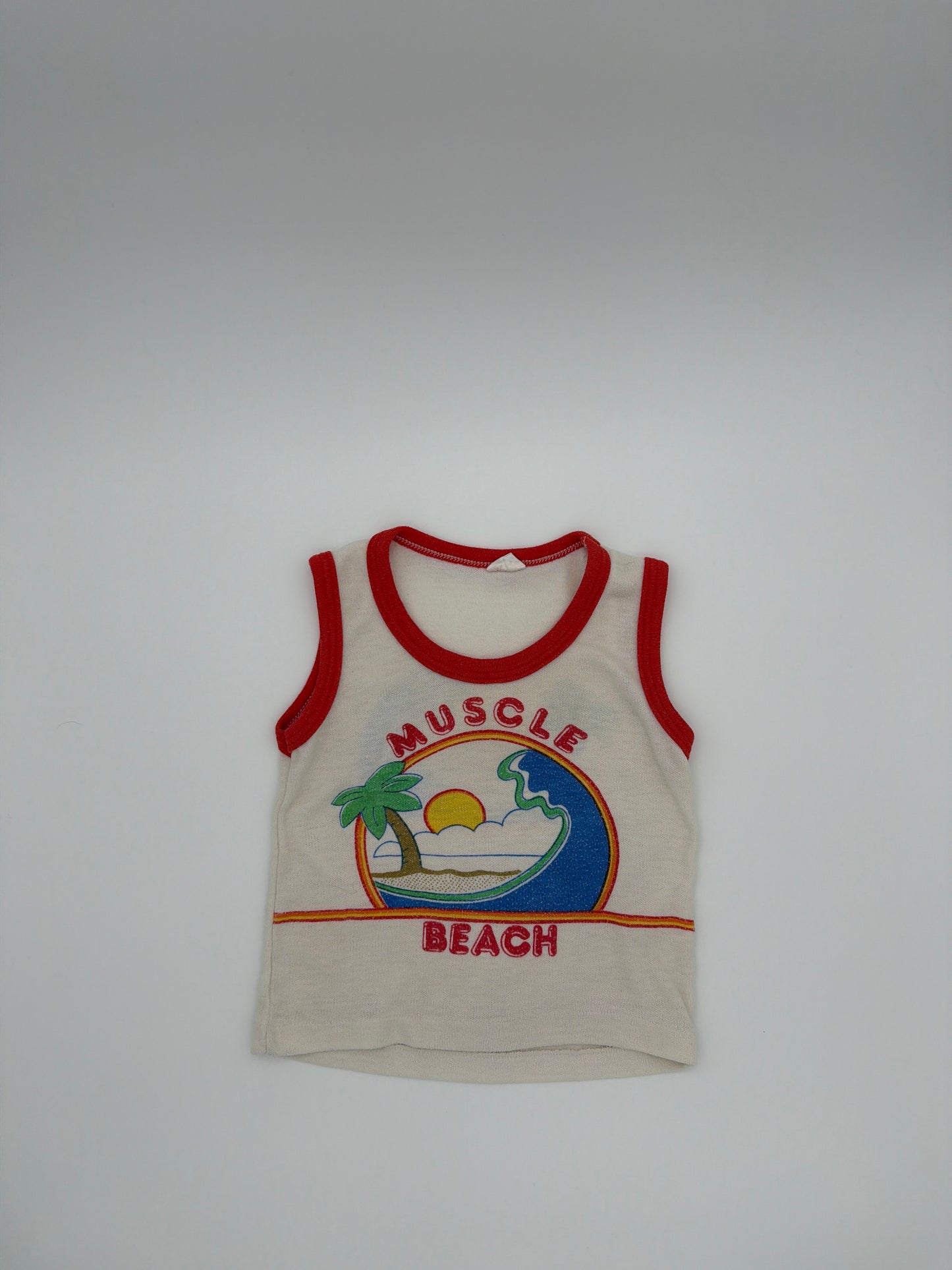 Vintage Muscle Beach Tank, 12-18M or Small 2T