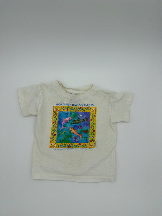 Vintage Monterey Aquarium t-shirt, size:2T