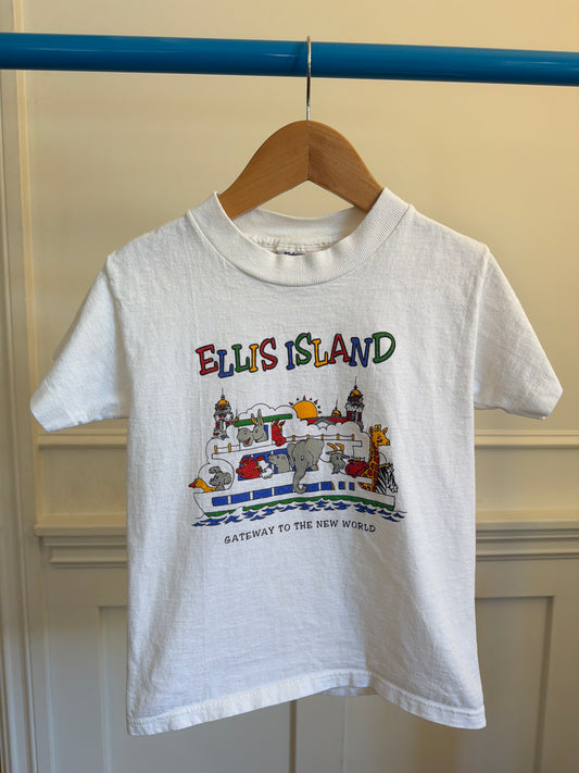 Vintage Ellis Island T-Shirt, size:s (6/7)
