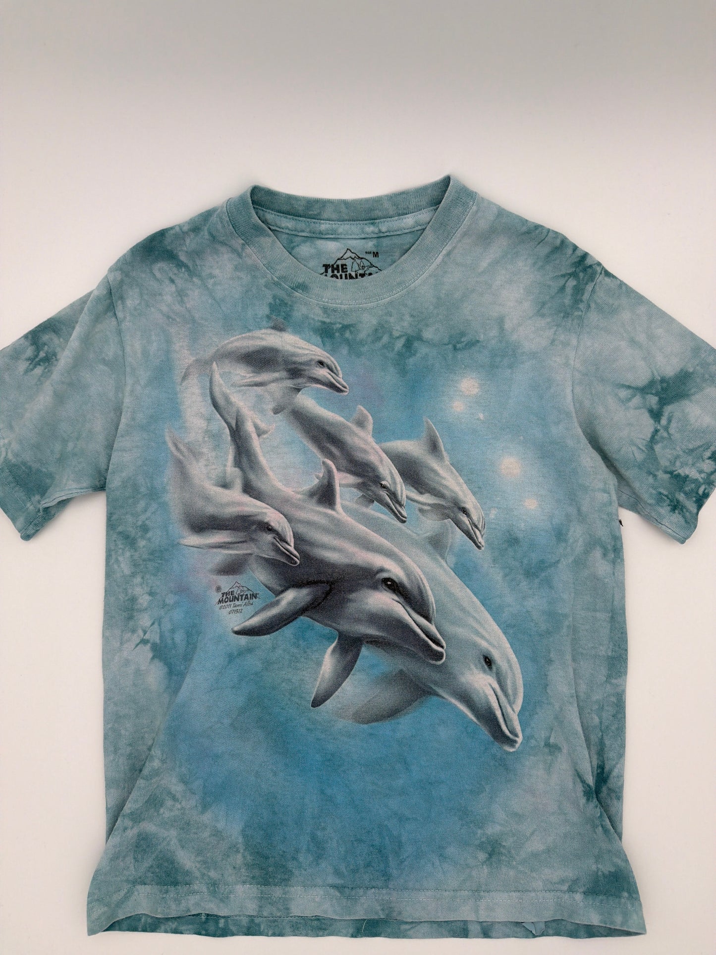 Vintage Tie Dye Dolphin t-shirt, 7/8Y