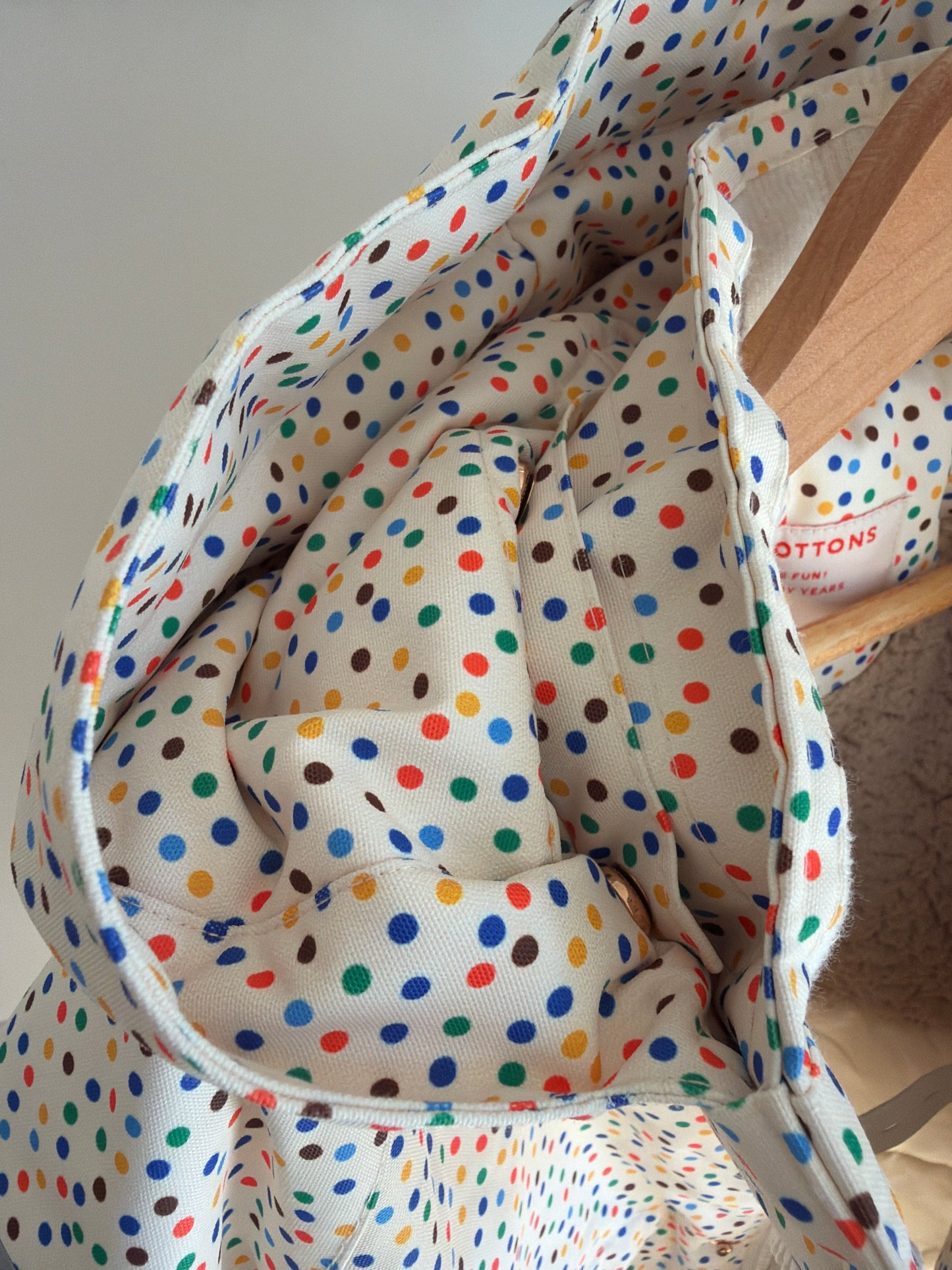 TINYCOTTONS white/confetti ski jacket, size:3Y