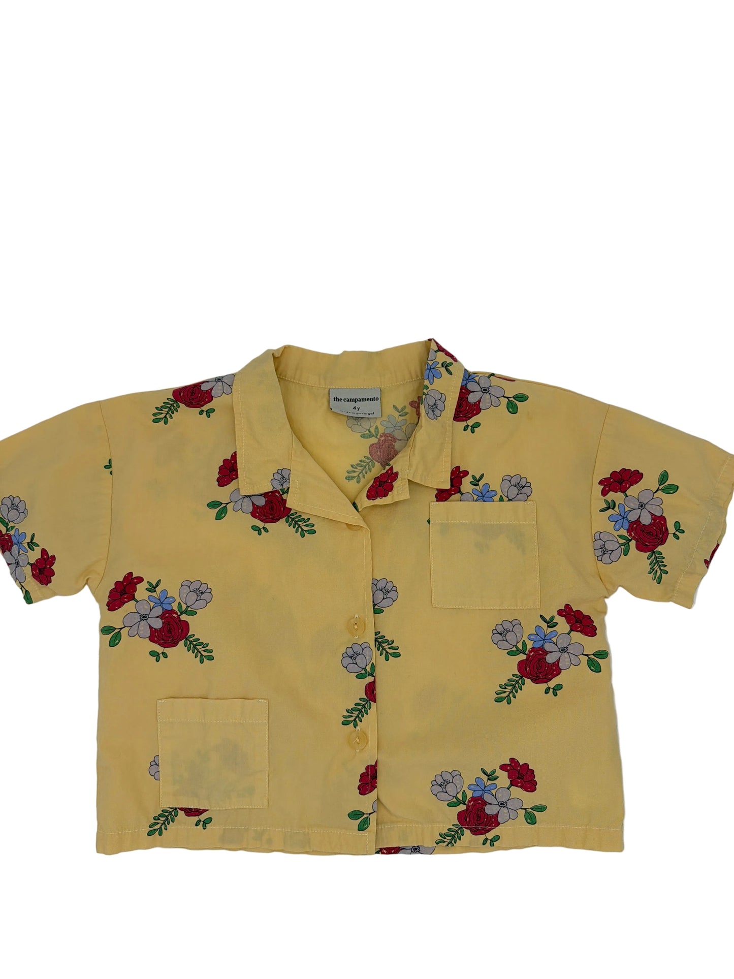 The Campamento floral shirt, size:4Y