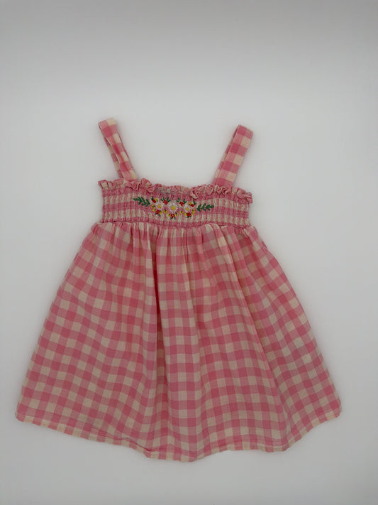 Bonton pink smock tank,18M