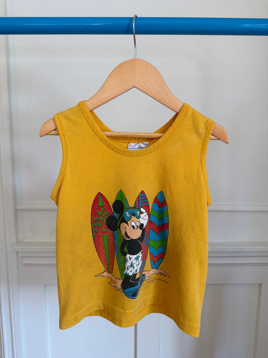 Vintage Surf Mickey Tank, size:7Y