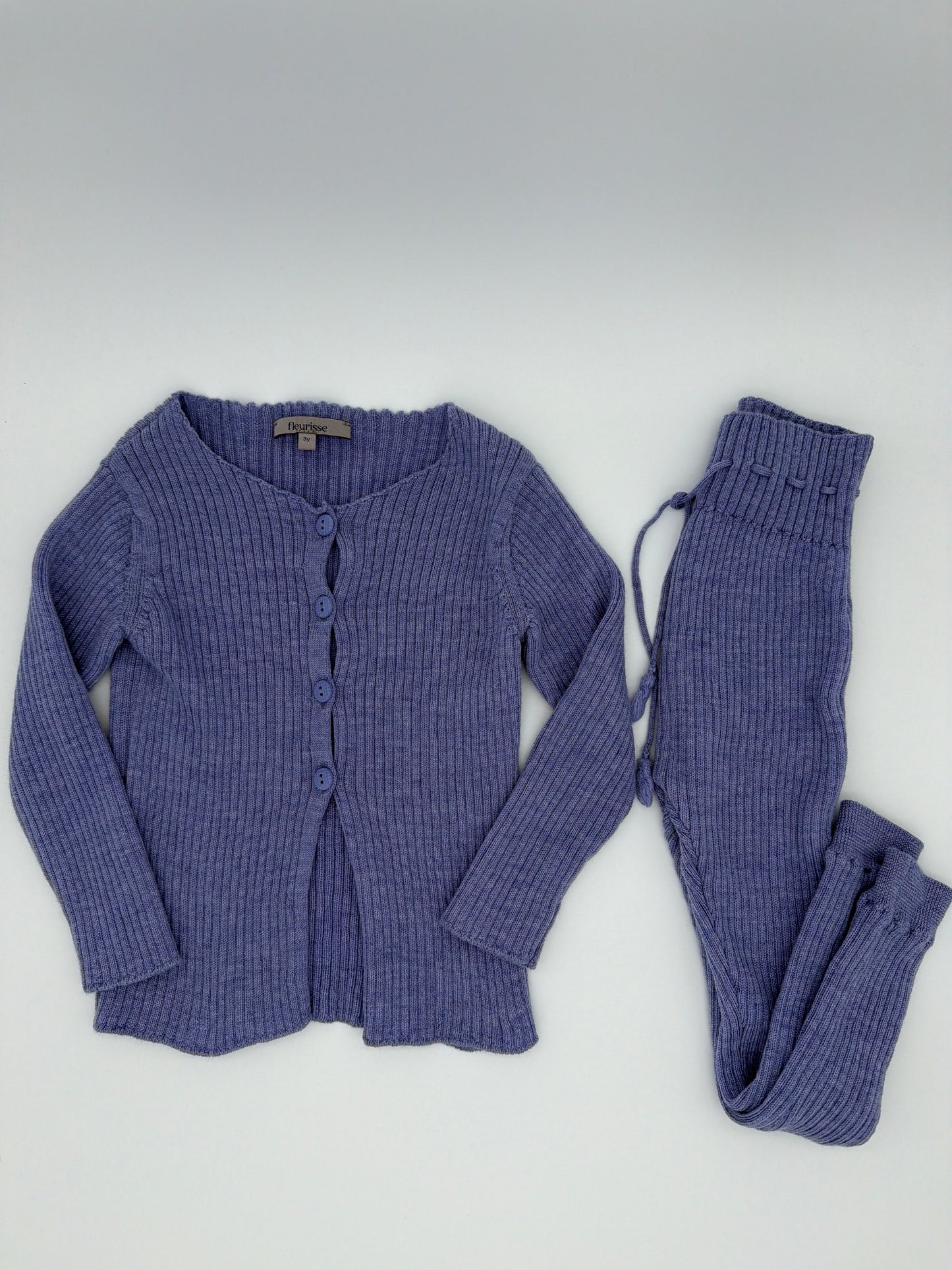 Fleurisse Purple Set, Size:3Y