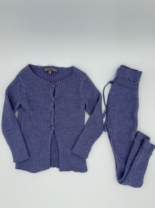 Fleurisse Purple Set, Size:3Y