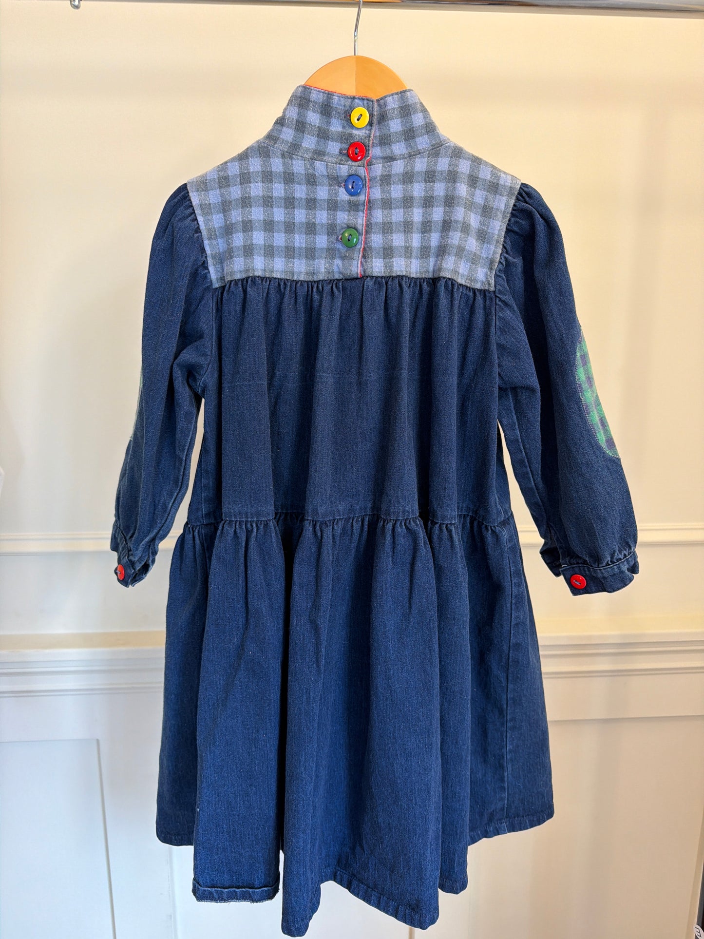 Vintage Pattycakes denim dress, size: 6Y