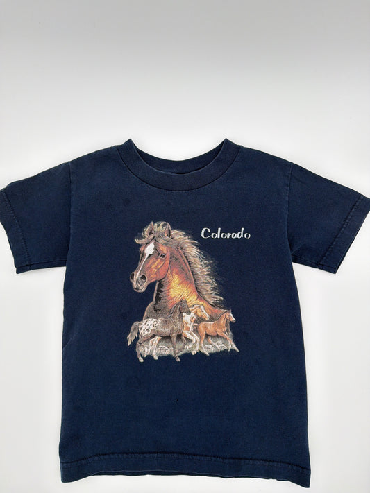 Vintage Colorado (horse) t-shirt, 6-8Y