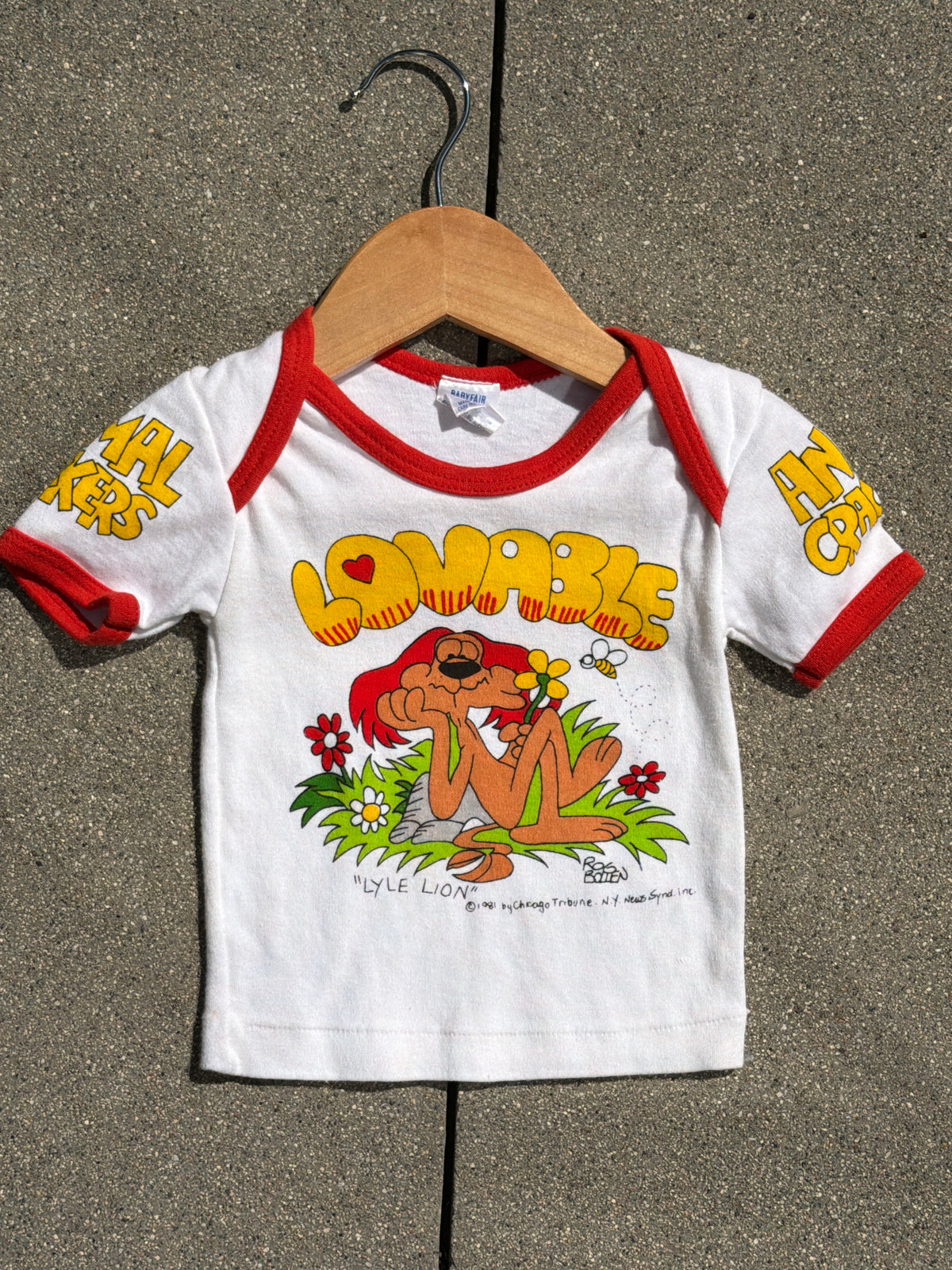 VNTG “Lovable” T-Shirt, Size:18M