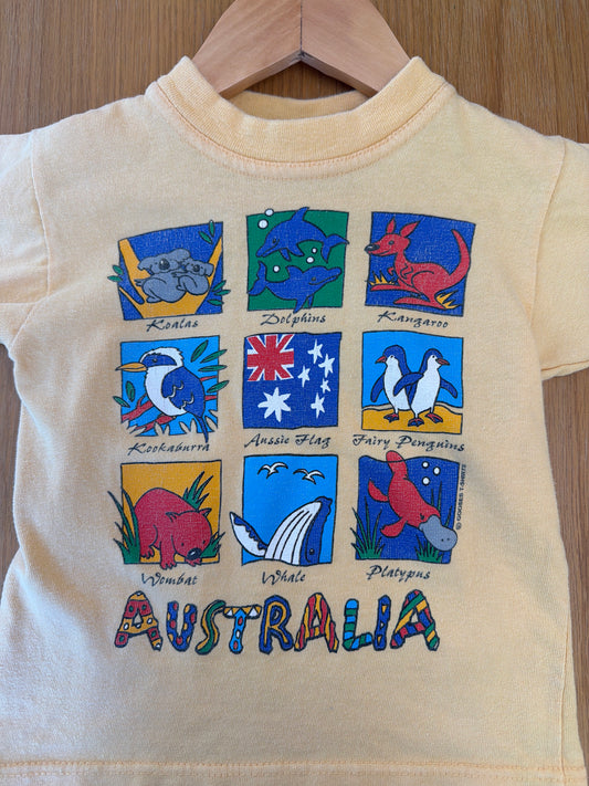 Vintage Australia T-Shirt, Size:2Y