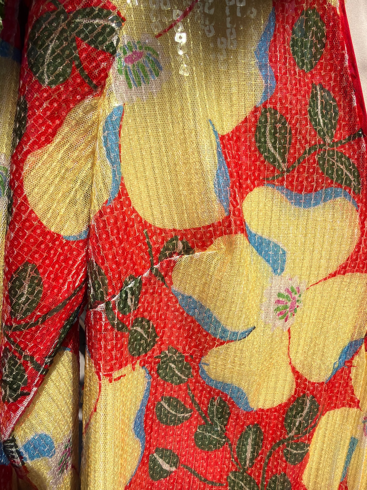 RHODE sequin floral dress, Size:2