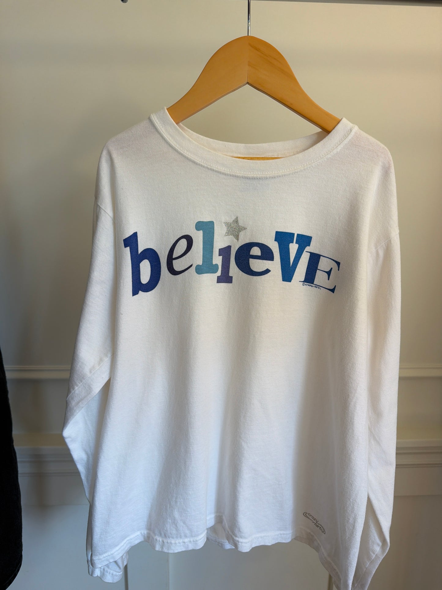 Preloved Believe/Dream Long Sleeve, size: Small (12/14Y)