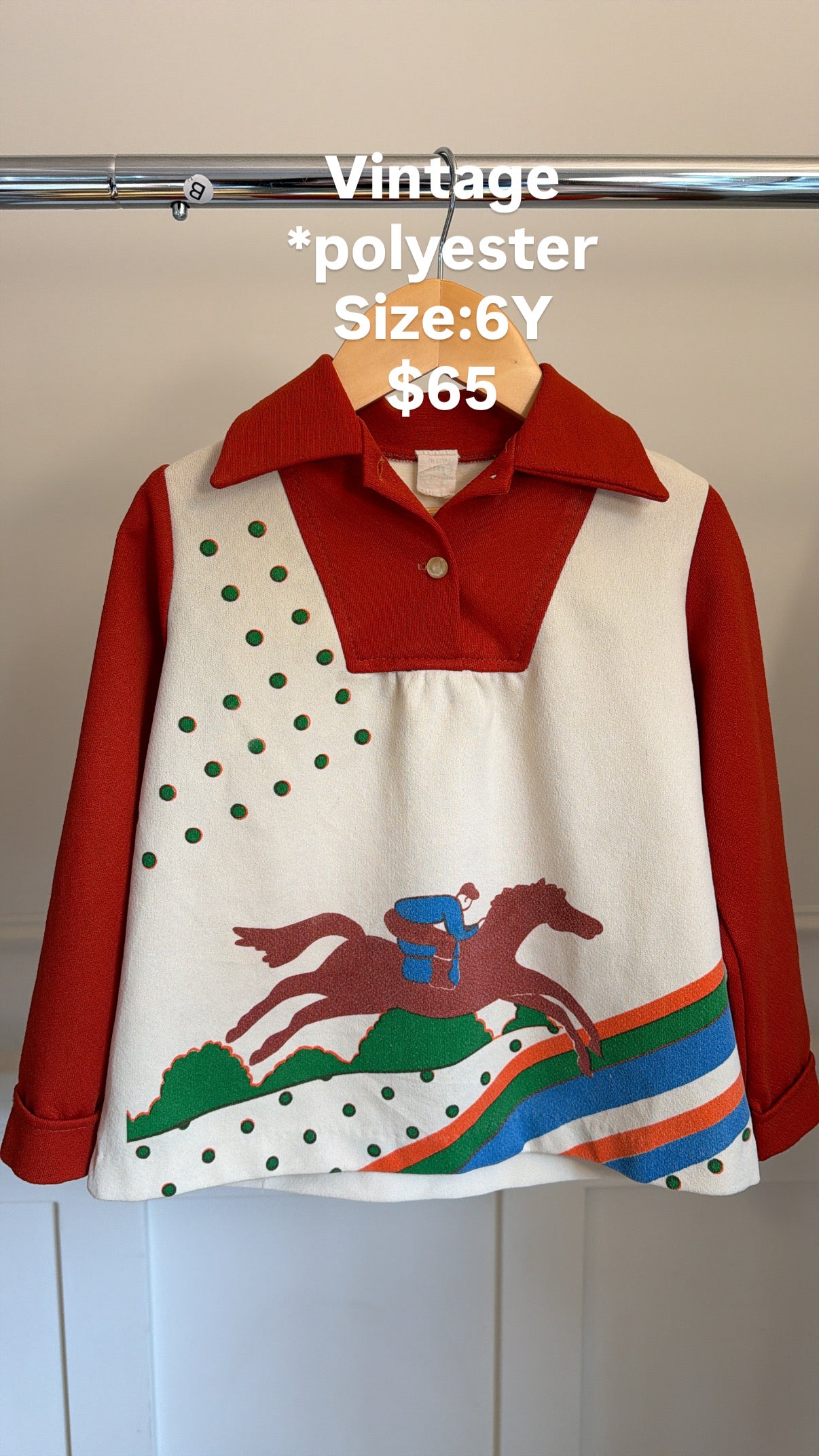Vintage Riding Long Sleeve, 6Y