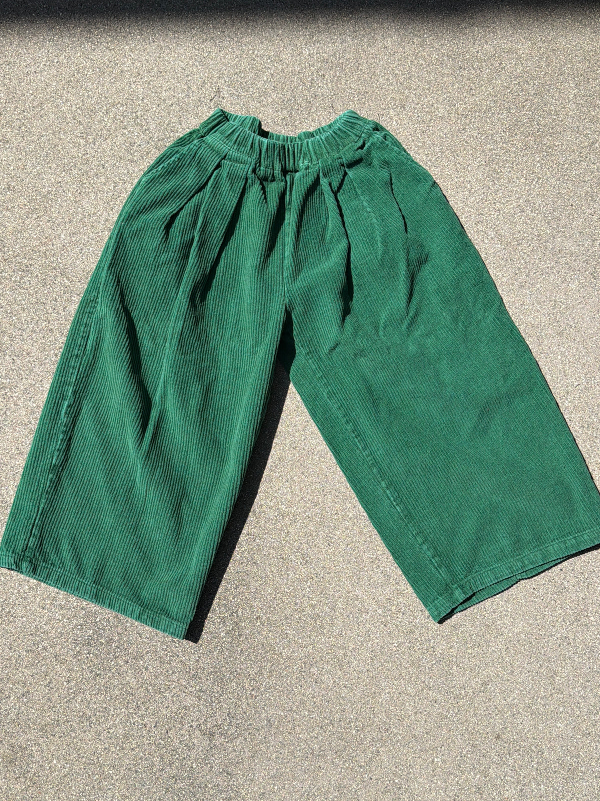 ALL SMALL CO Green Wide Leg Cords, Size:6T