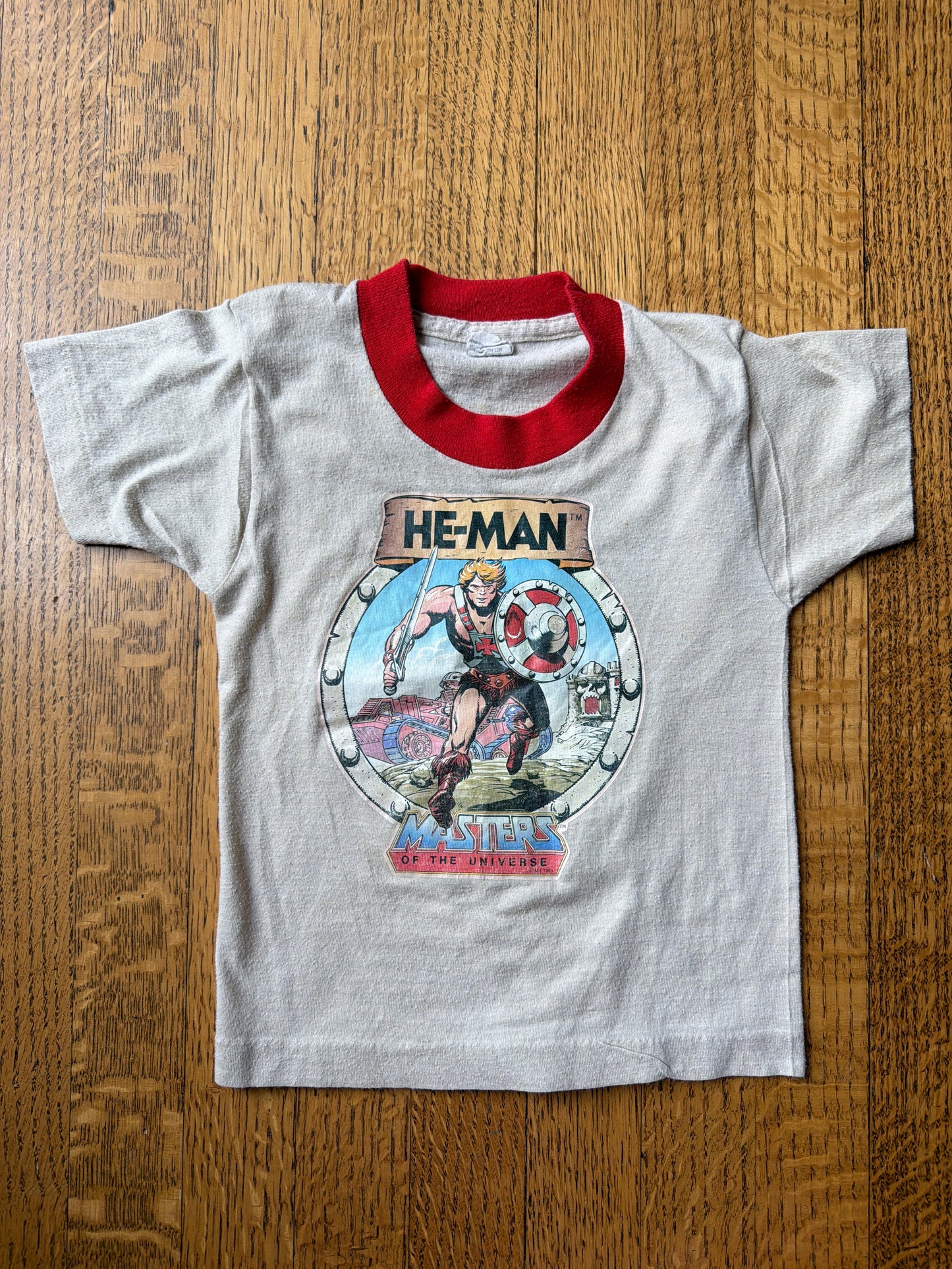 Vintage He-Man t-shirt, Size:2/4Y