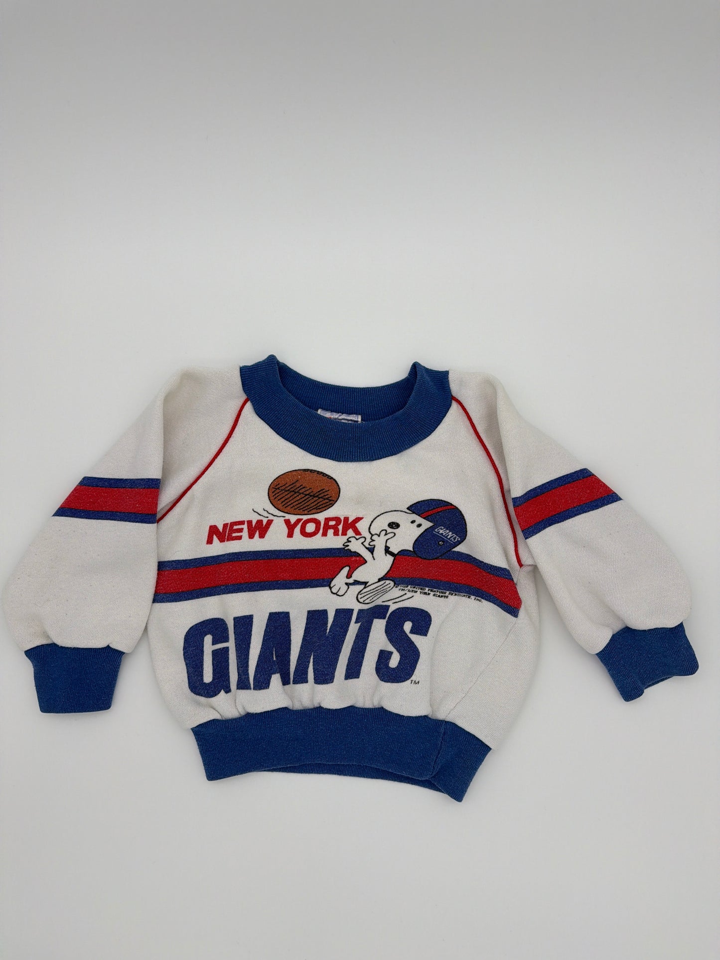 Vintage NY Giants/Snoopy Sweatshirt, size:18M