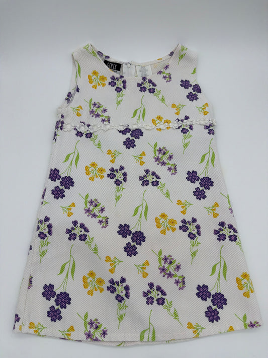 Vintage Girls On The Go Floral Dress, Size: 5Y