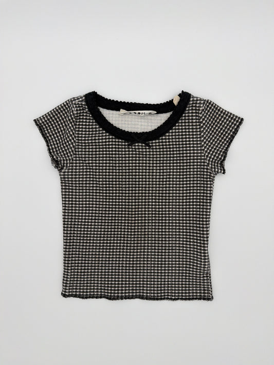 Doen Black/White t-shirt, Size: 2Y