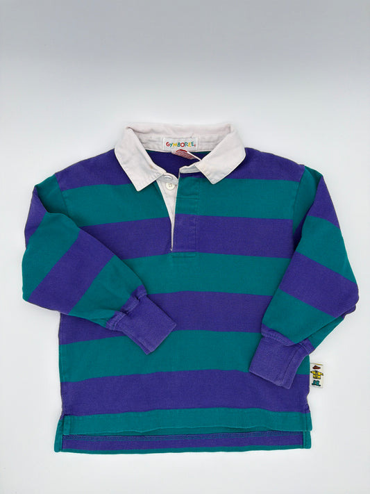 GYMBOREE Vintage Stipe rugby Shirt, 5/6Y