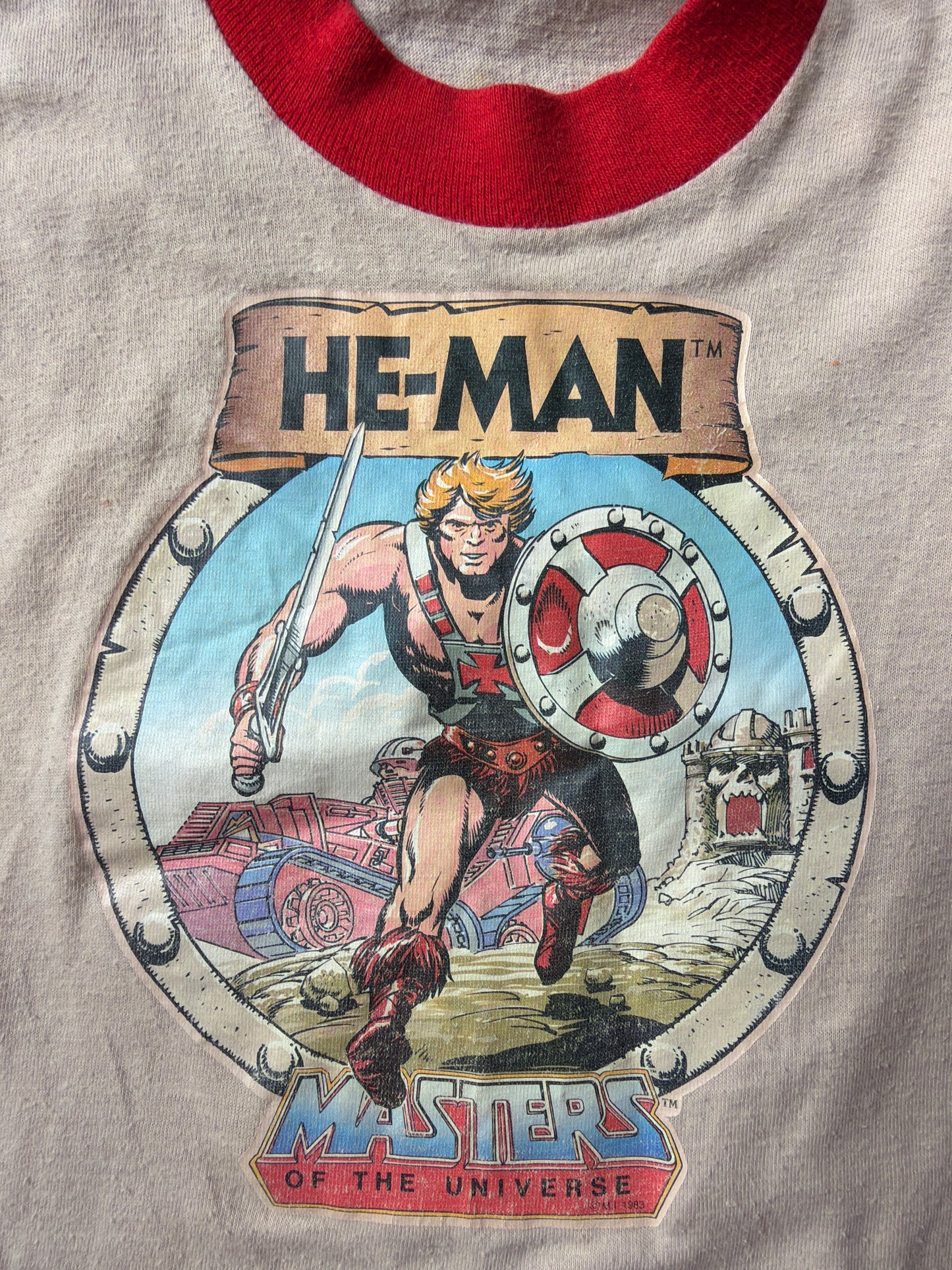 Vintage He-Man t-shirt, Size:2/4Y