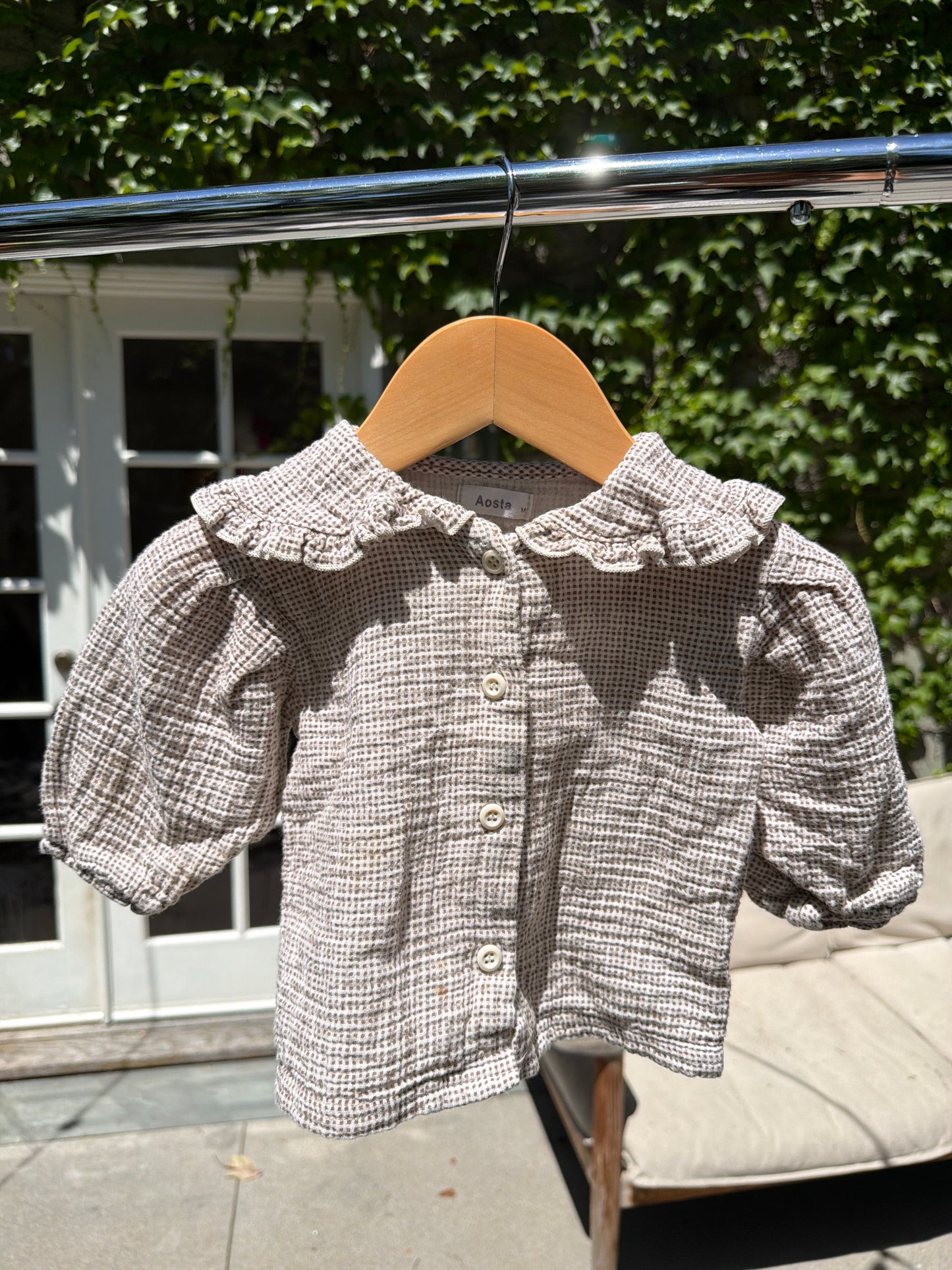 Aosta printed collared shirt, Size:M (2/3Y)