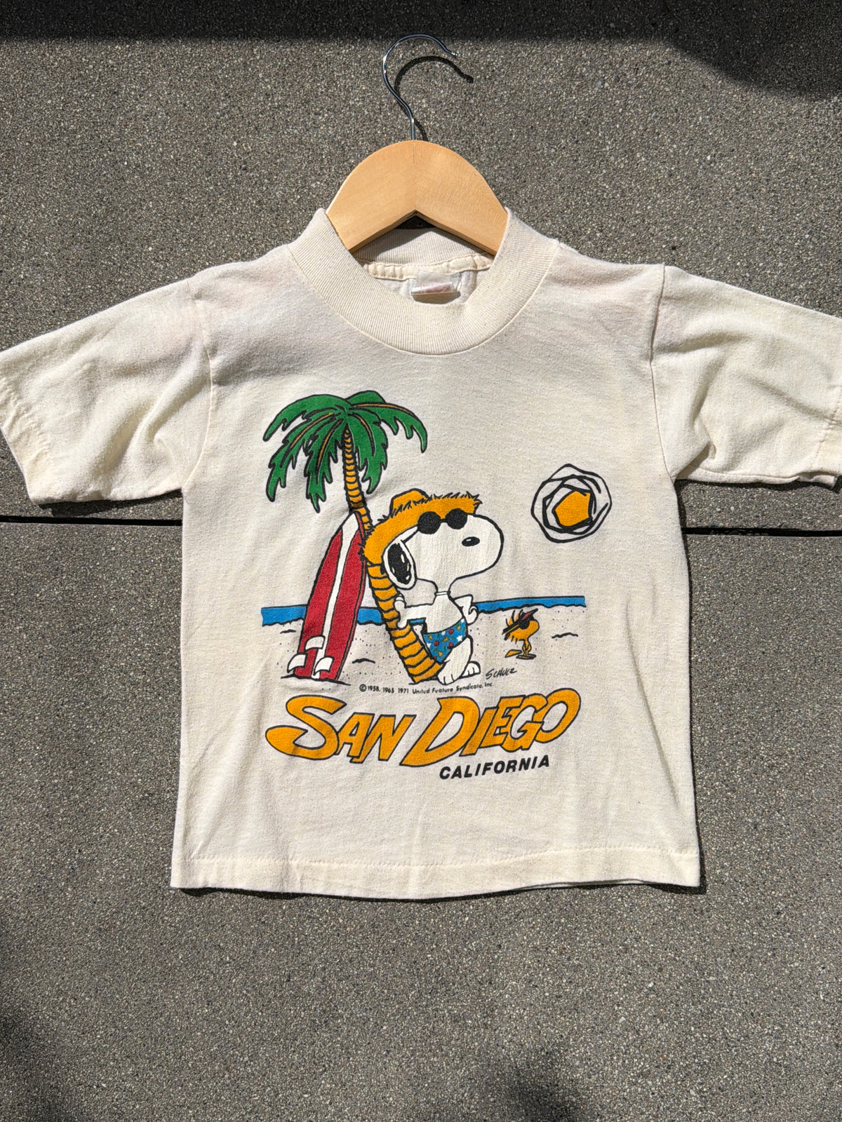 VNTG Snoopy San Diego T-Shirt, size5/6