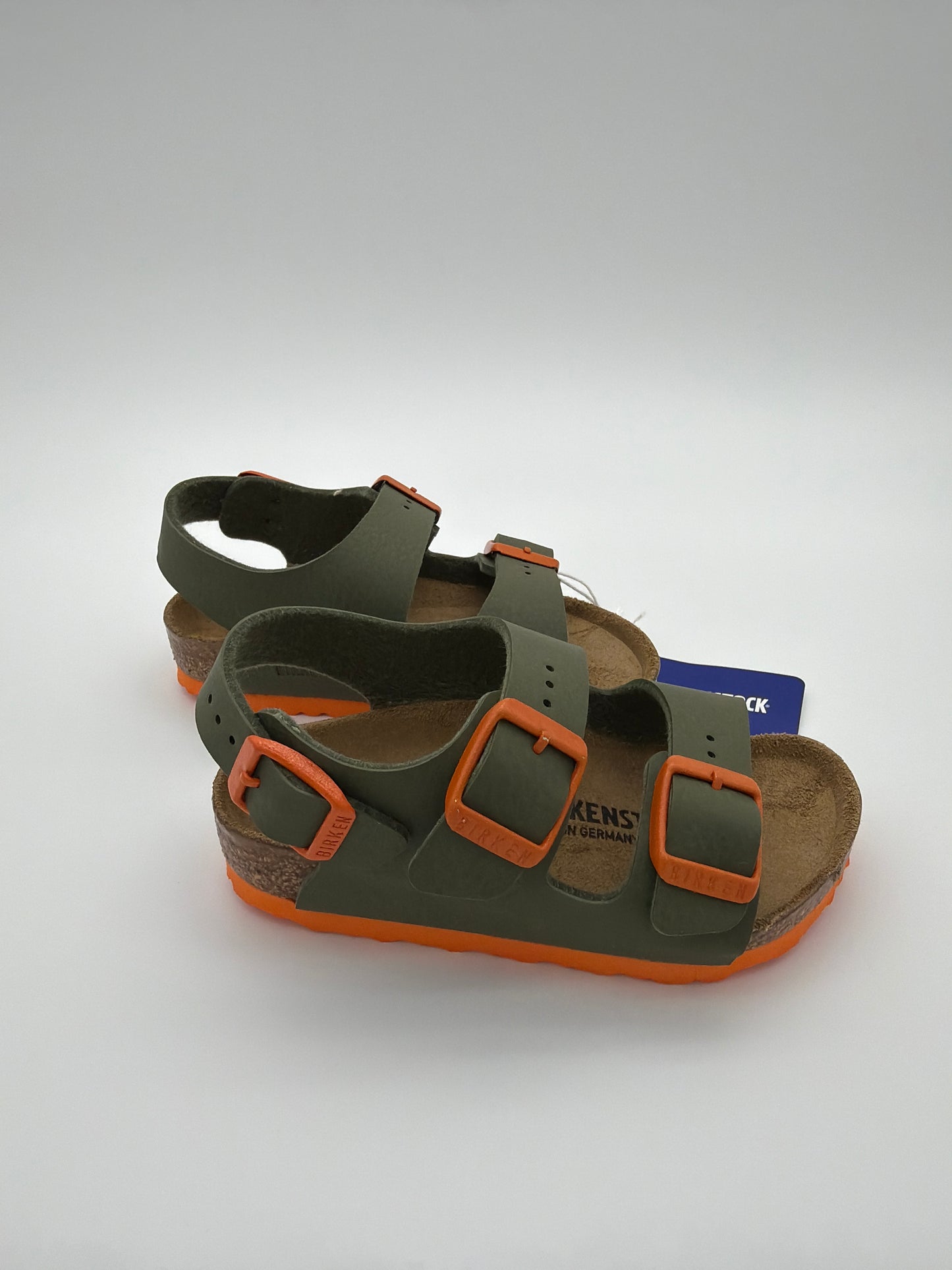 NEW Green/ Orange Birkenstock Sandals, size:24