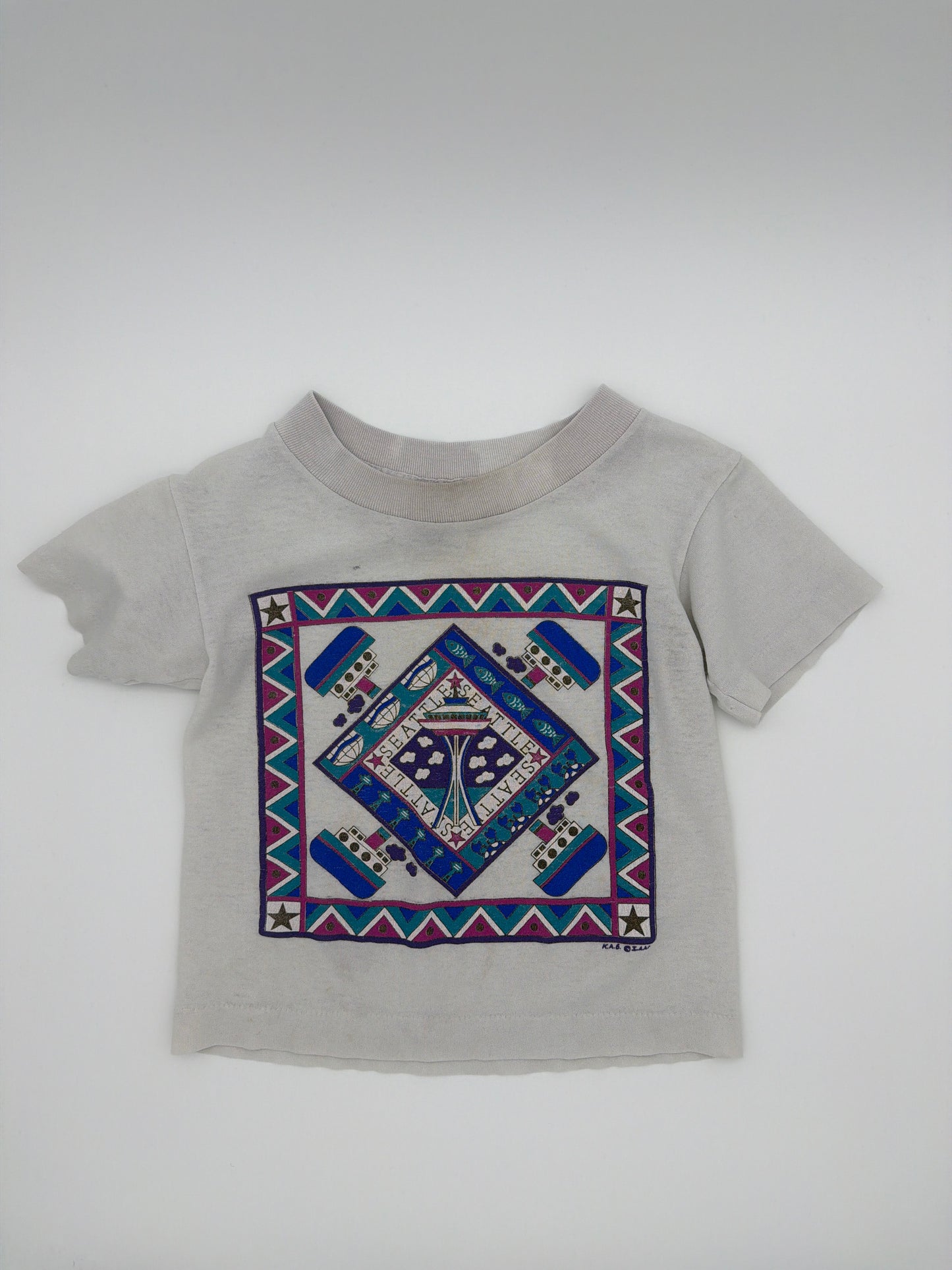 Vintage Seattle t-shirt, 3/4T