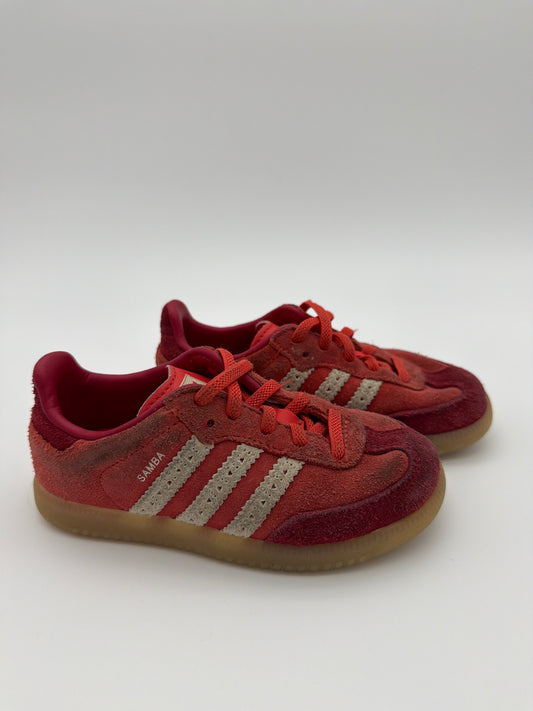 ADIDAS red sambas,size:8k