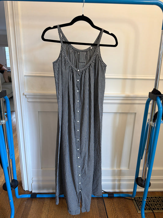 Preloved DÔEN gingham dress,size:XXS