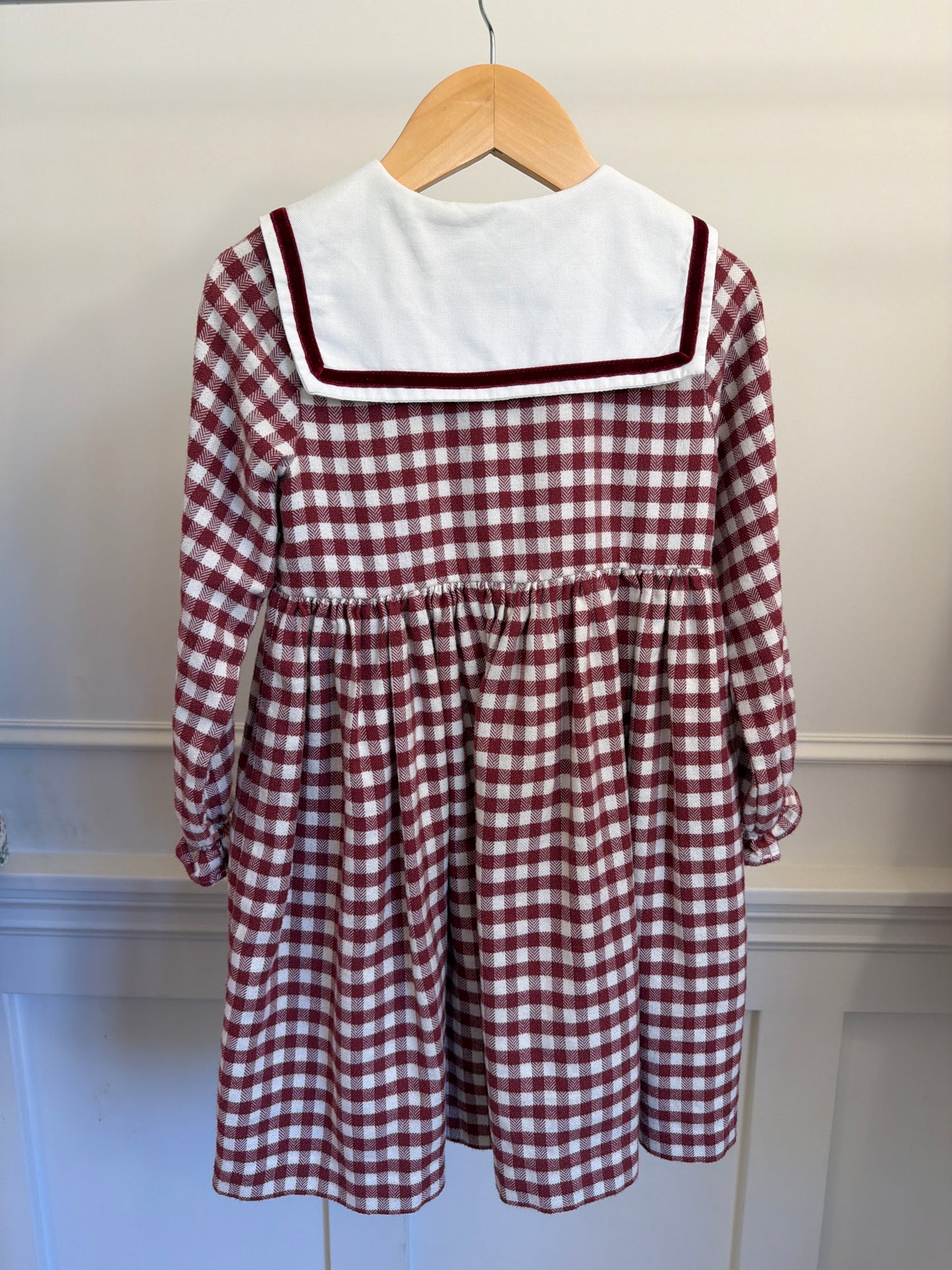 Amaia Red sailor dress, size:6Y