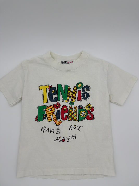 Vintage Tennis Friends t-shirt,size:6-8Y