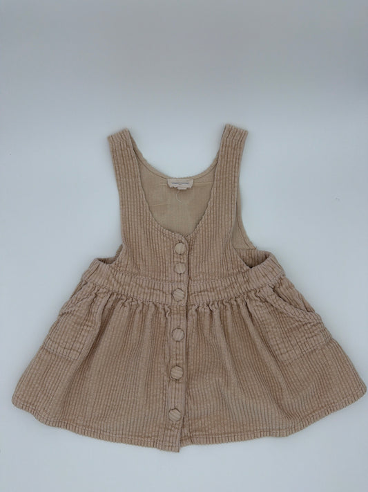 Louis Louise Corduroy Dress, Size:3Y