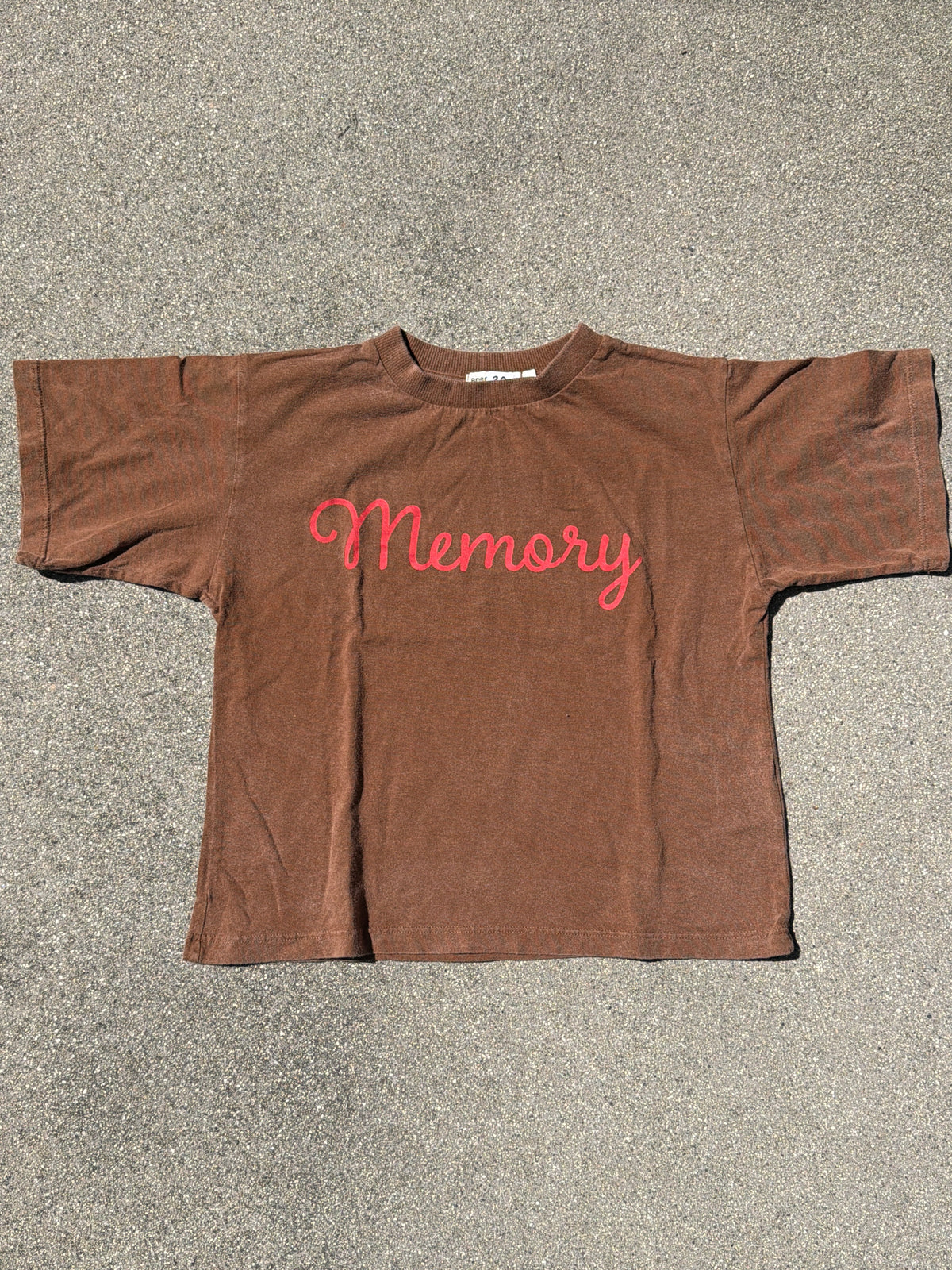 BOBOCHOSES Brown "Memory" T-Shirt, Size:4/5Y