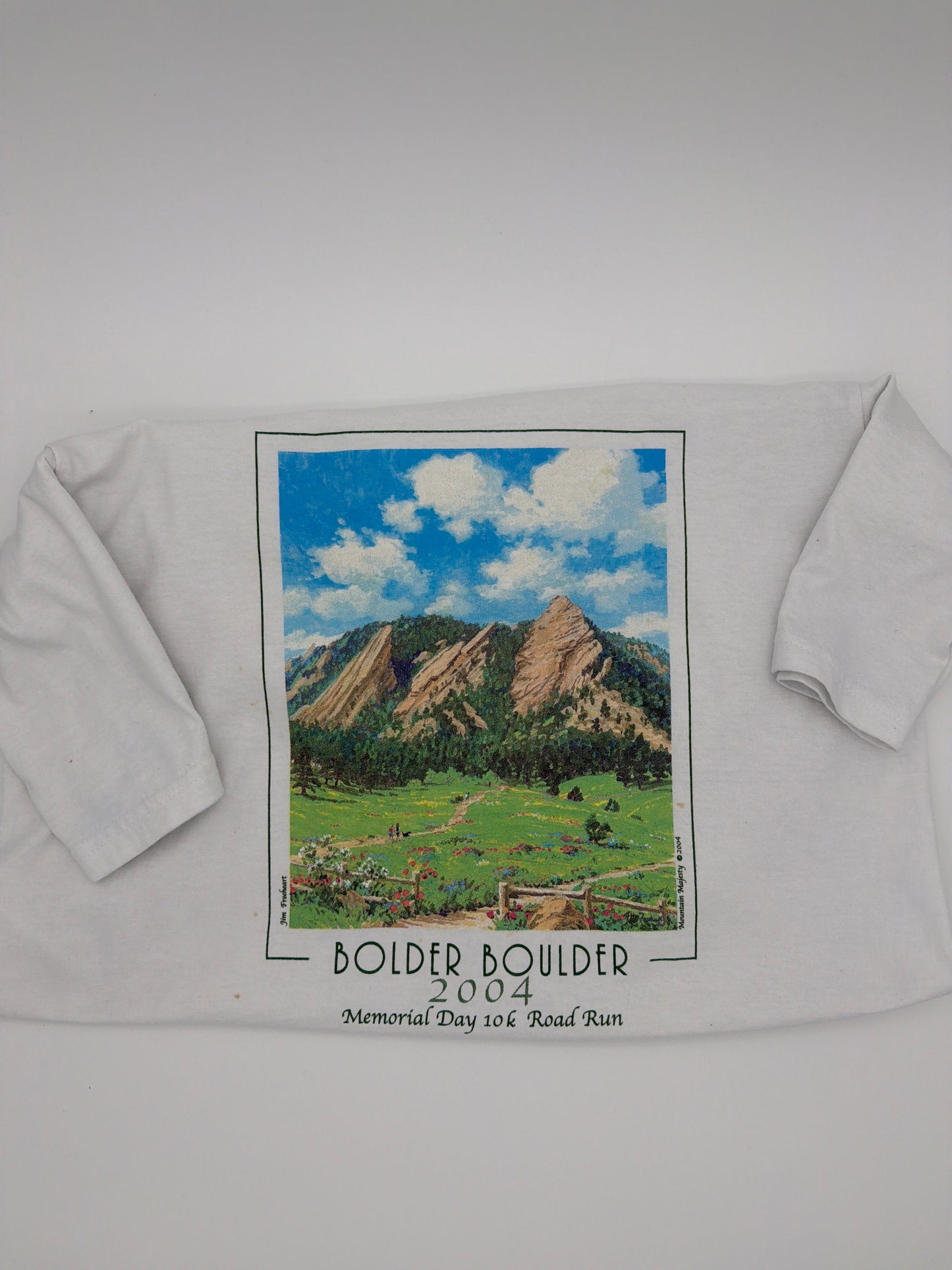Preloved Adult New Balance Boulder Boulder 04' memorial run t-shirt, Size: S